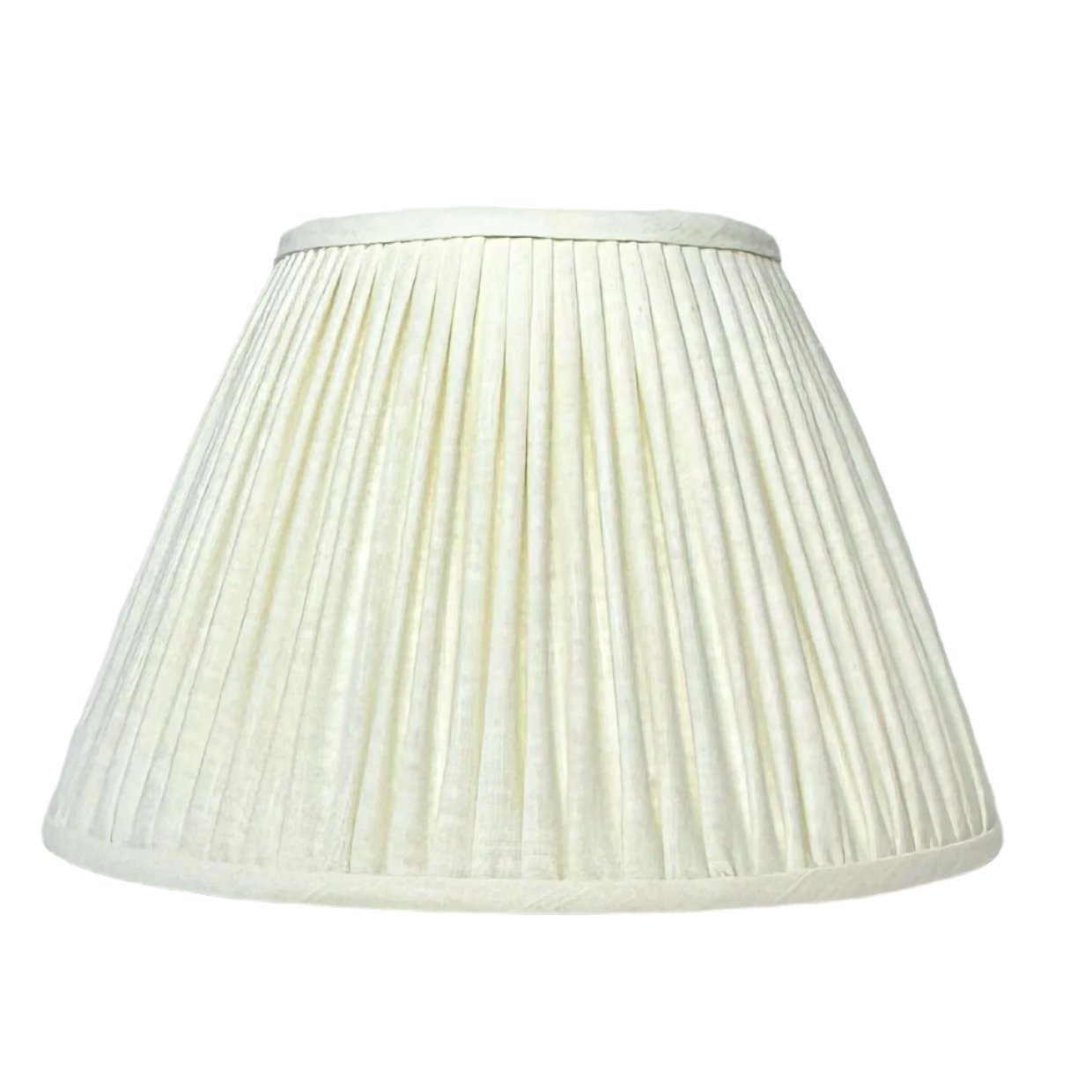 Empire Chalk White Irish Linen Gathered Shade