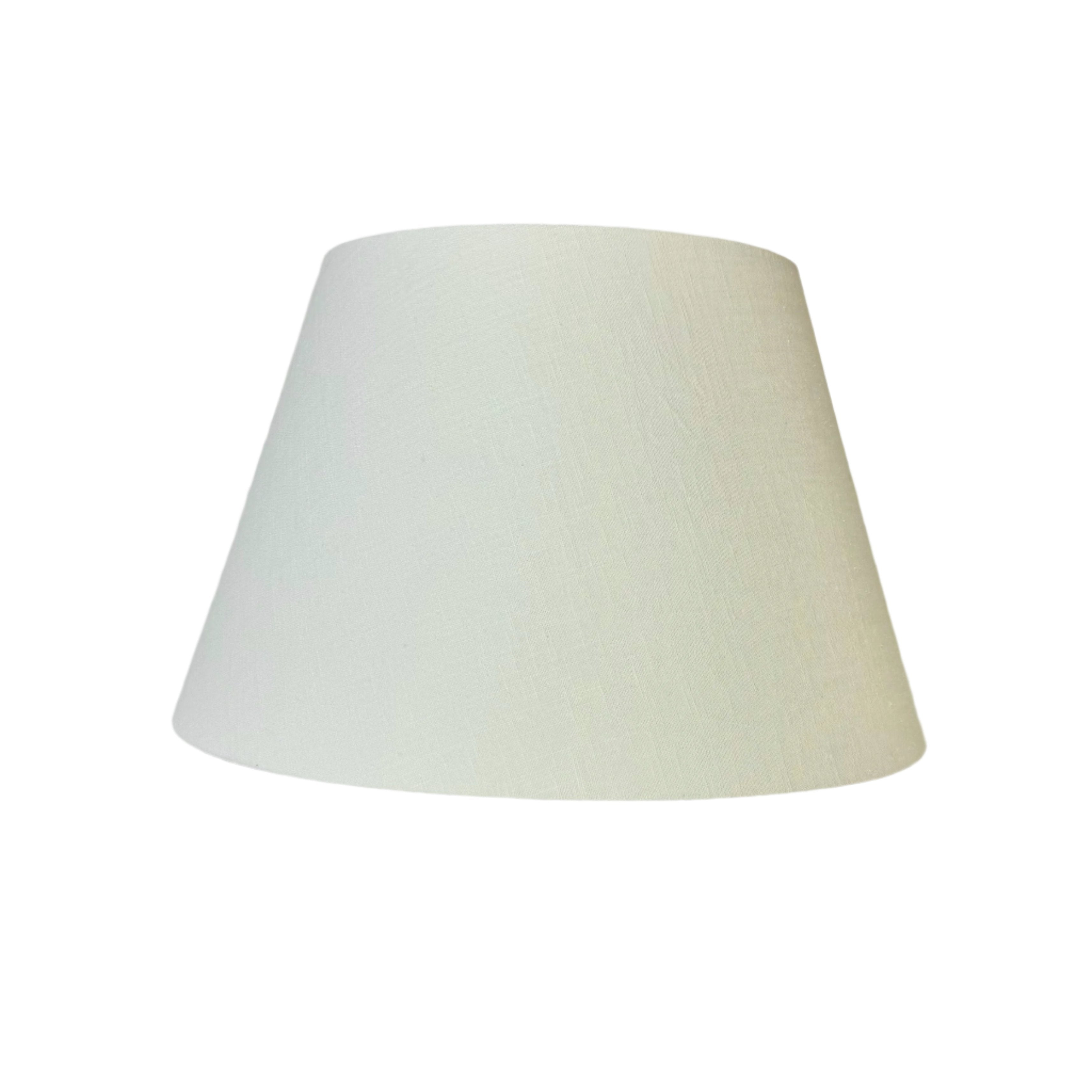 16" Chalk White Irish Linen Laminated Shade