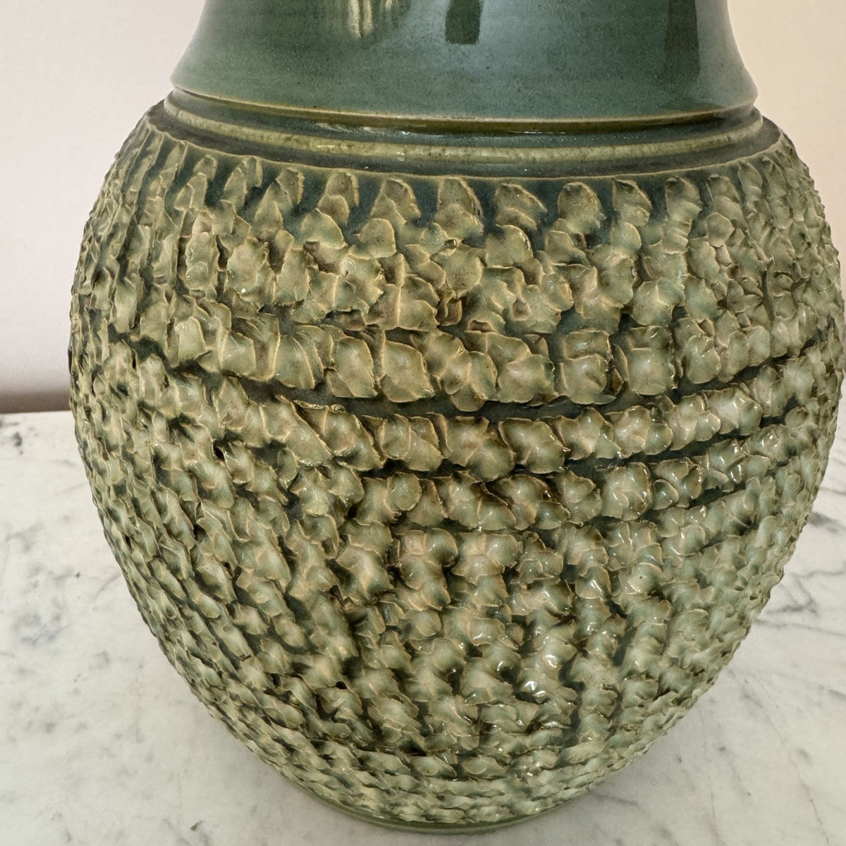 Vintage Denby Ceramic Brackenware Lamp