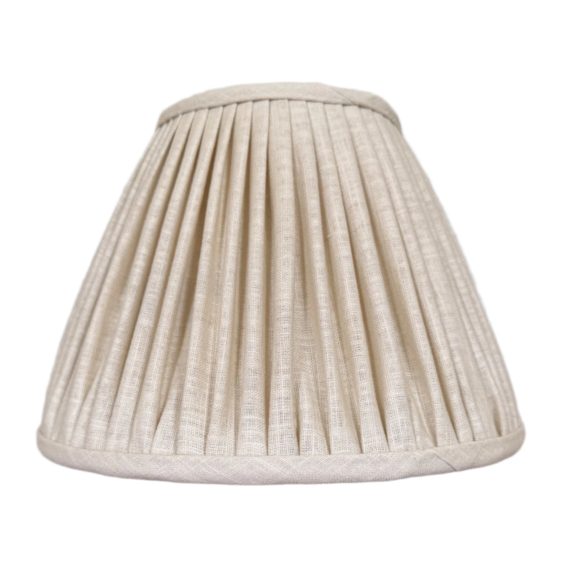 Empire Matchstick Linen Gathered Lampshade