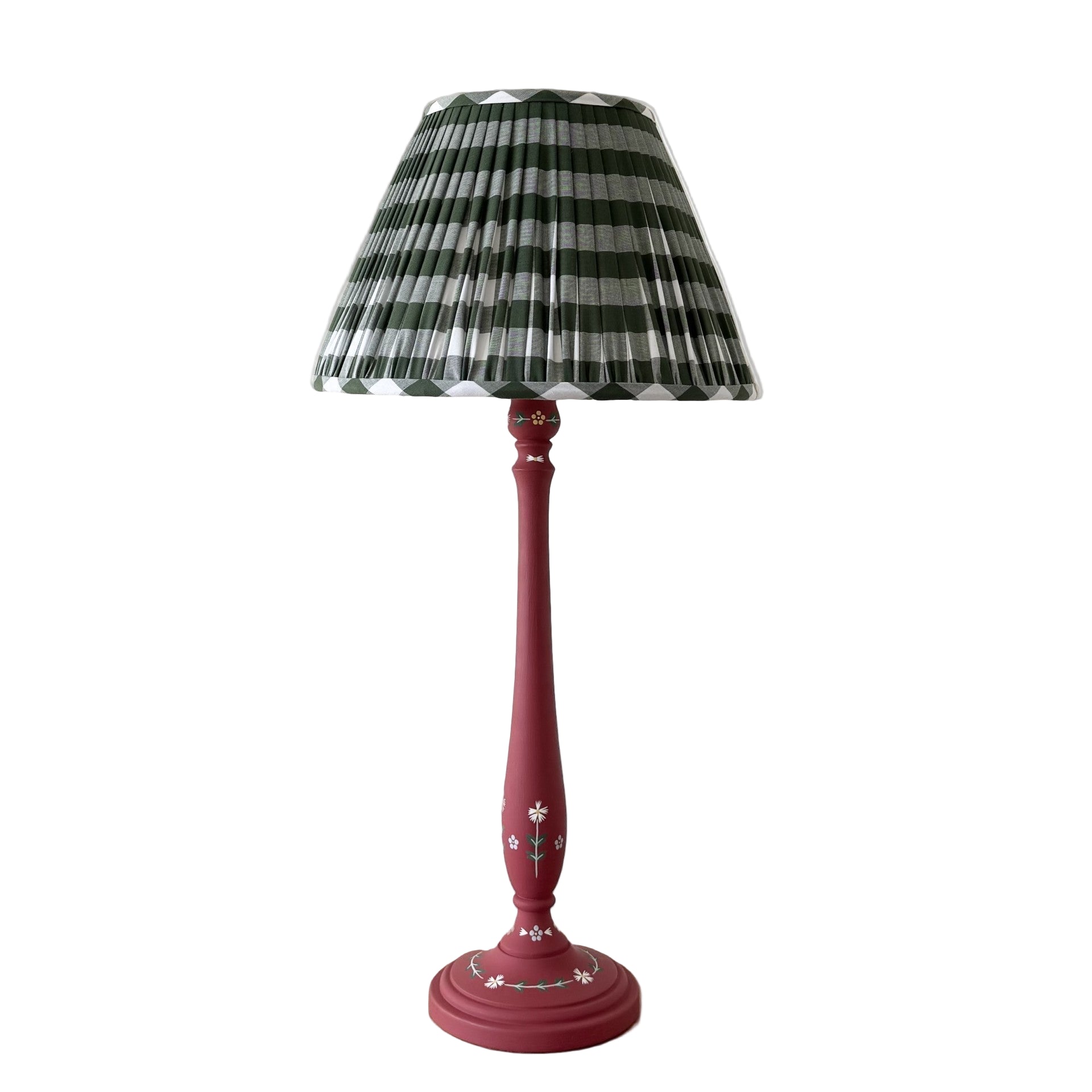 Wooden Candlestick Lamp