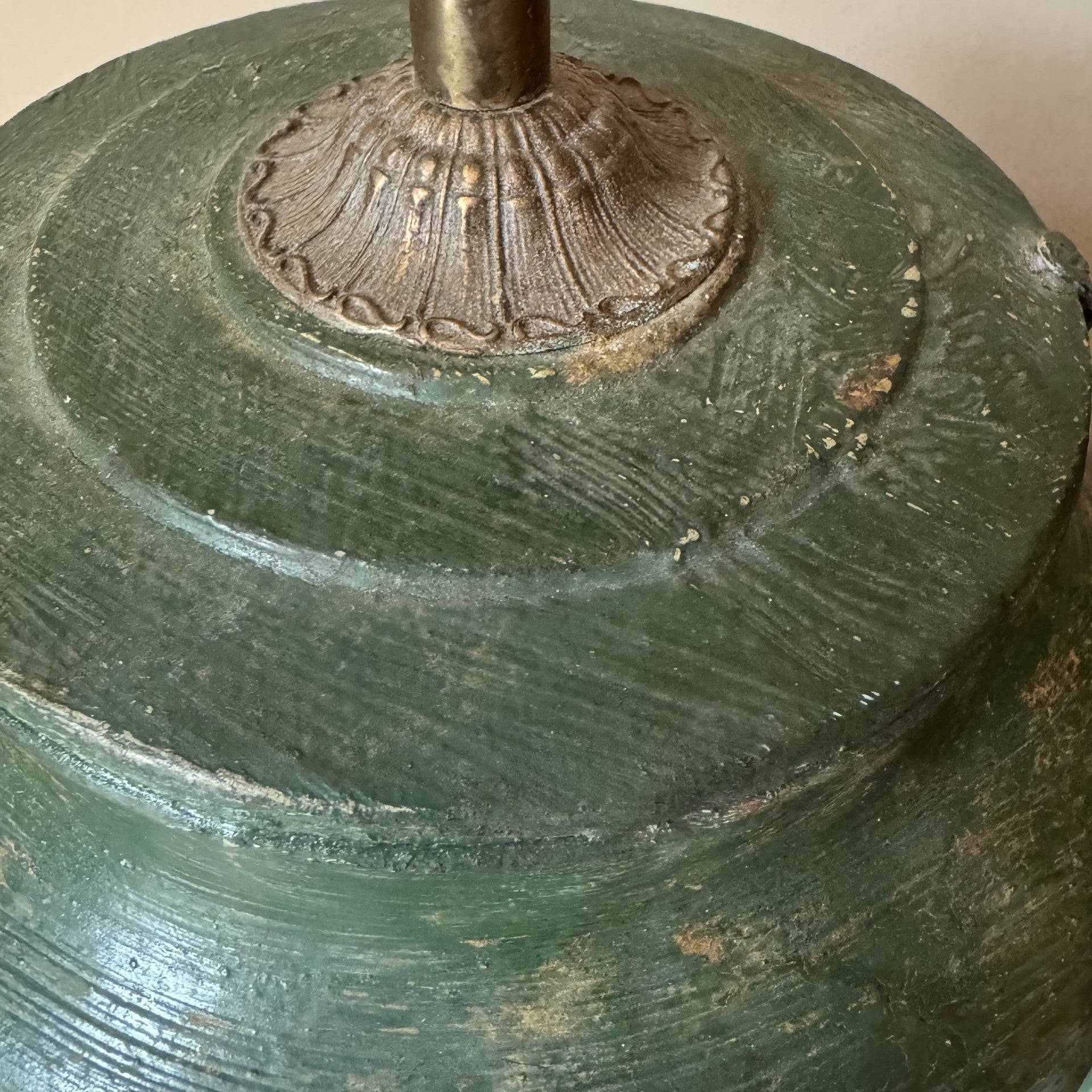 Vintage Pair of Tole Tea Canister Table Lamps