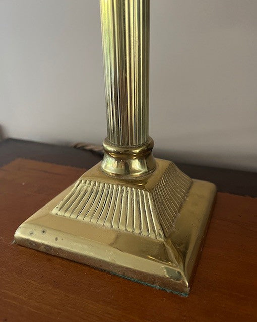 Vintage Brass Column Style Lamp