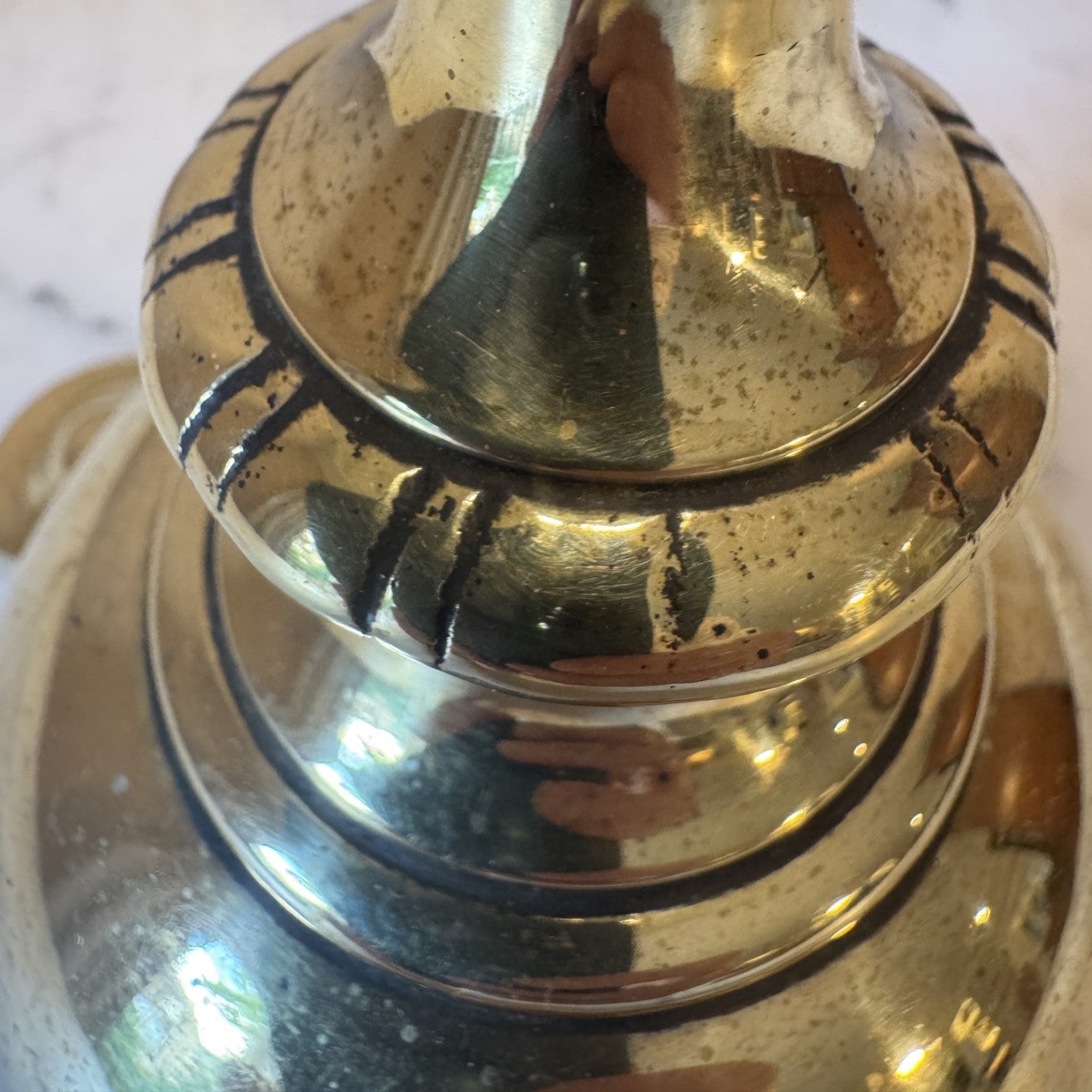 Vintage Small Brass Lamp
