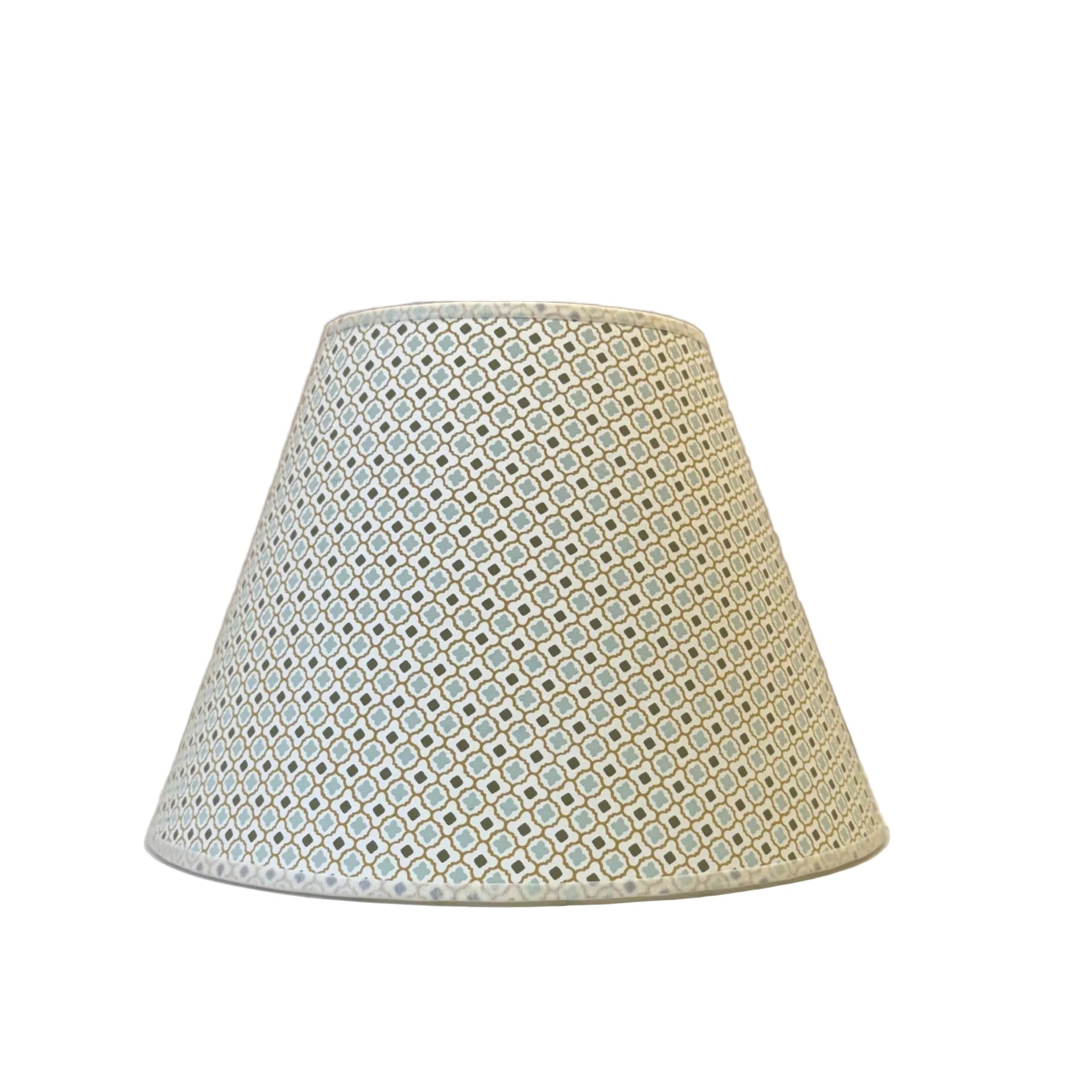 10" Empire Duck Egg & Gold Paper Laminated Lampshade