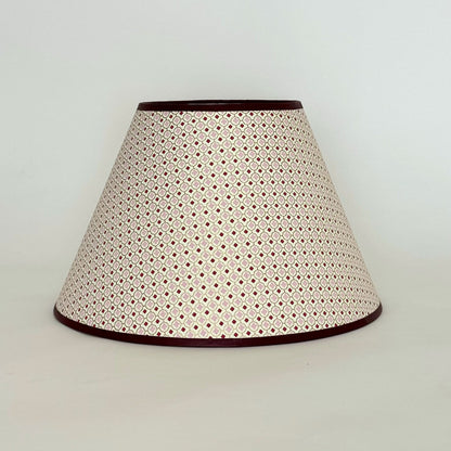 12" Empire Burgundy, Pink & Gold Laminated Shade