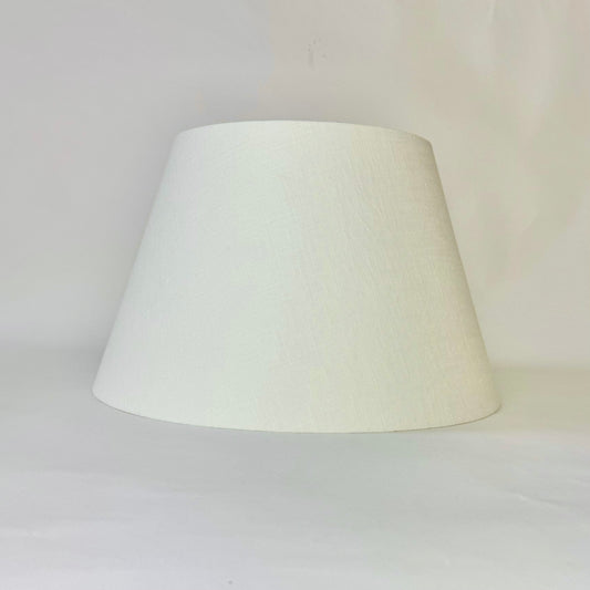 16" Chalk White Irish Linen Laminated Shade