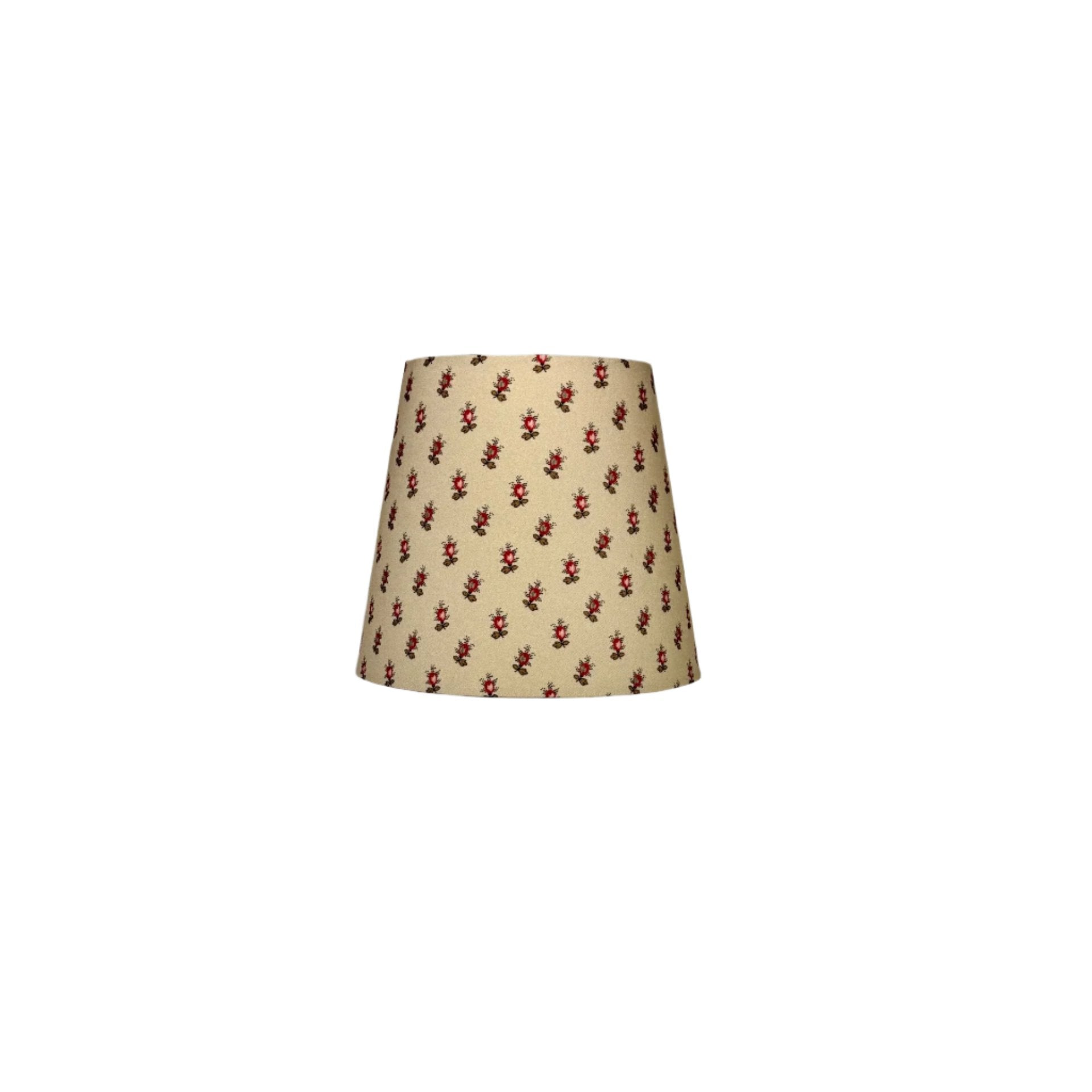 6" Empire Rosebud Fabric Laminated Pendant Shade