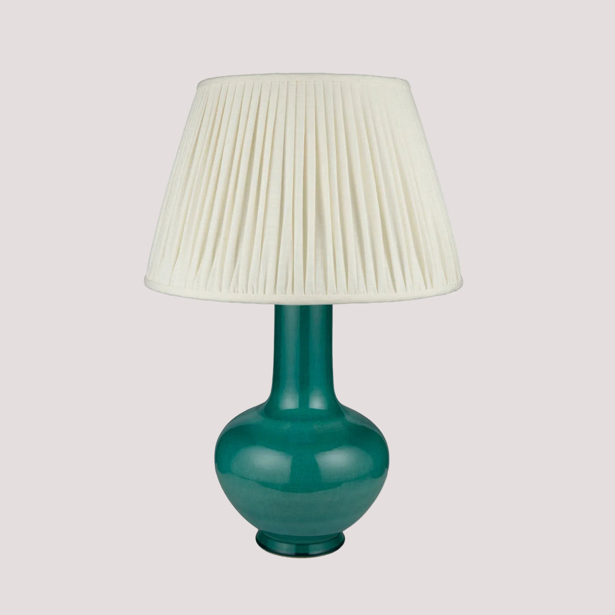 Ceramic Globular Vase Table Lamp