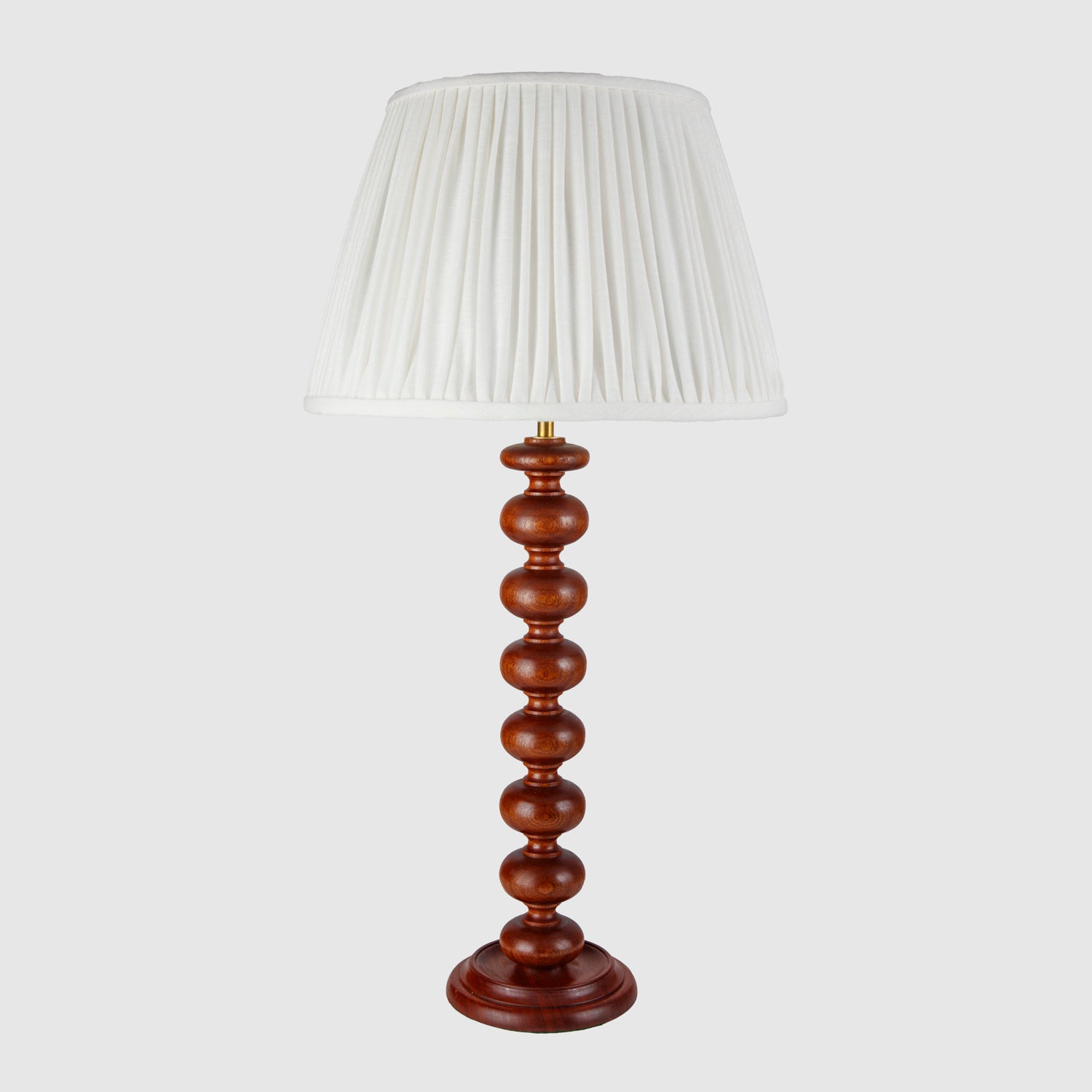 Wooden Bobbin Lamp