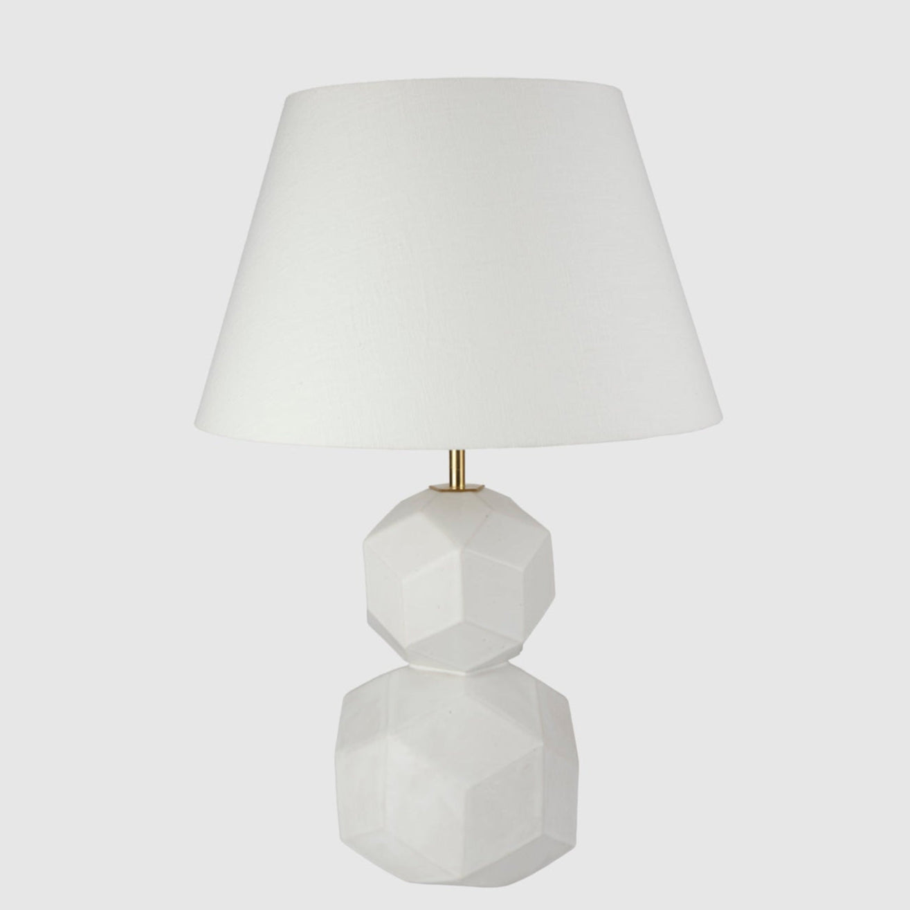Art Pottery Lamp, White