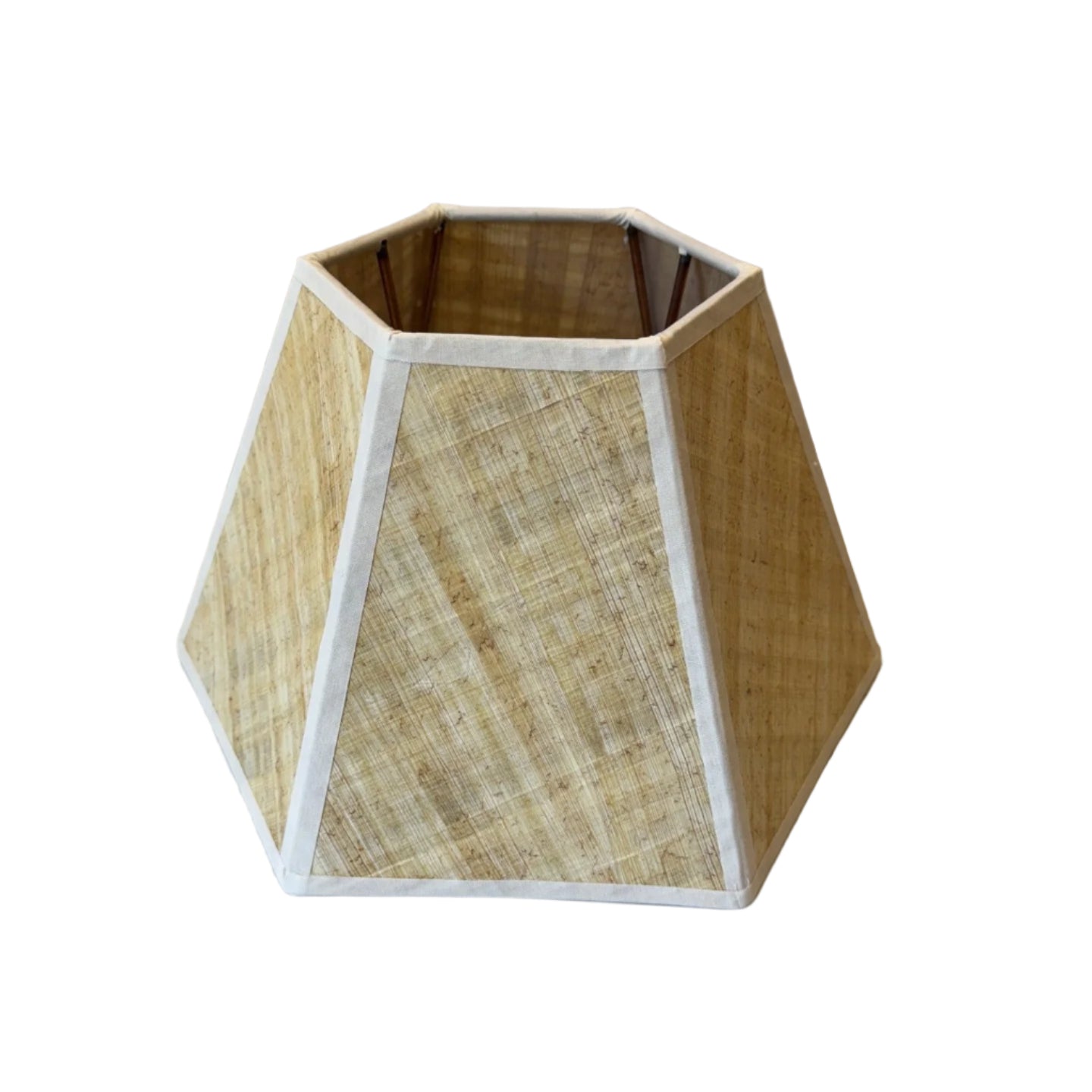 10" Hexagonal Papyrus Lampshade