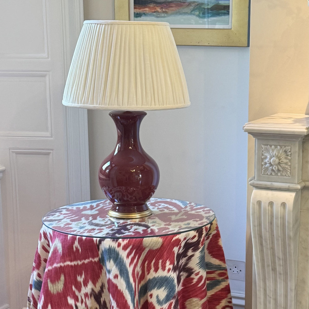 Ceramic Pear Shaped Table Lamp