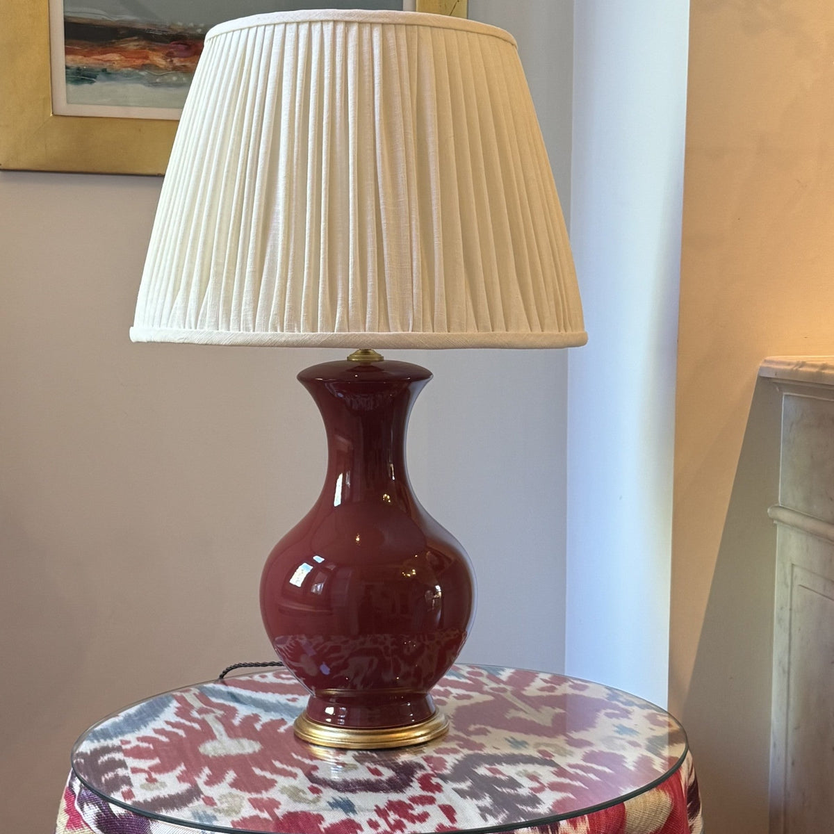 Ceramic Pear Shaped Table Lamp