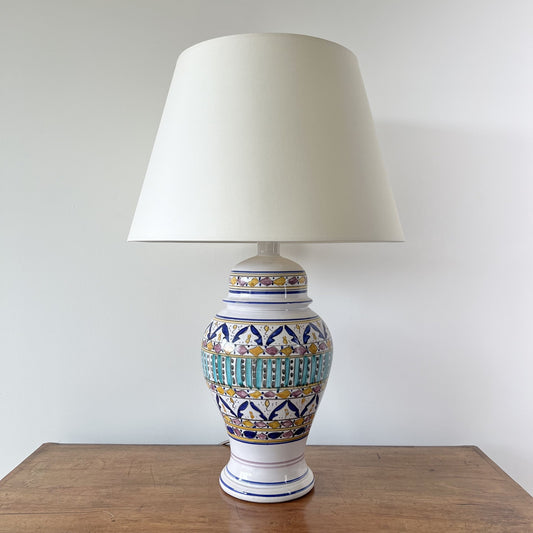 Vintage Italian ceramic table lamp