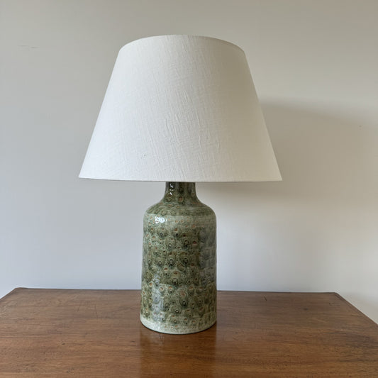 Vintage ceramic canister table lamp