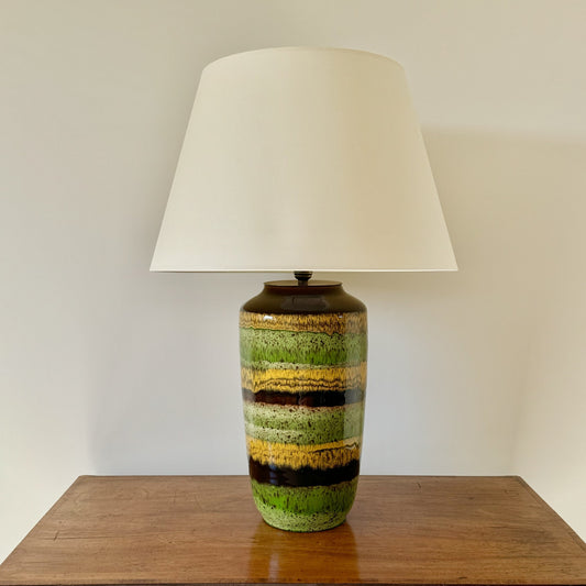 Vintage mid-century West German ceramic table lamp