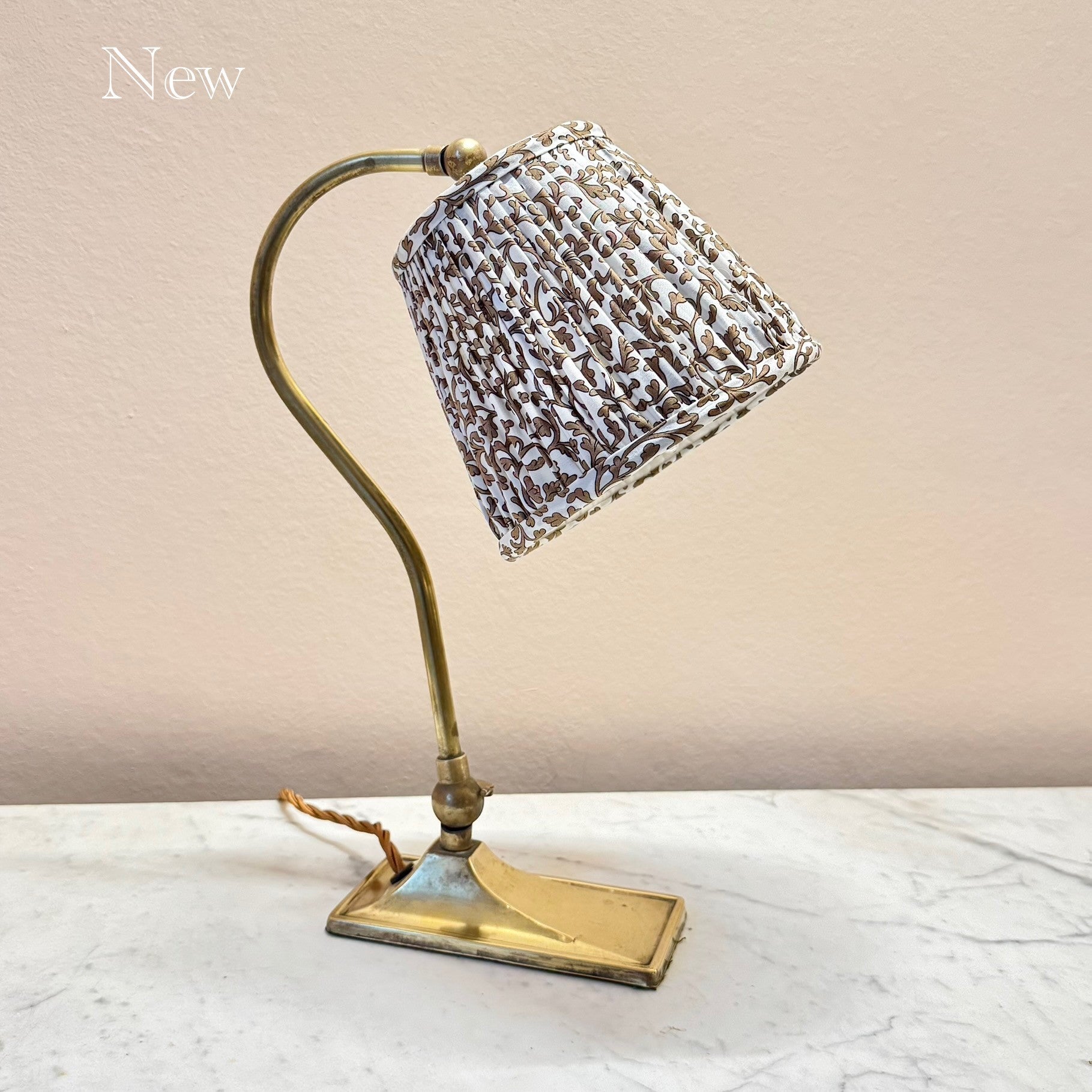 Vintage Brass Desk Lamp