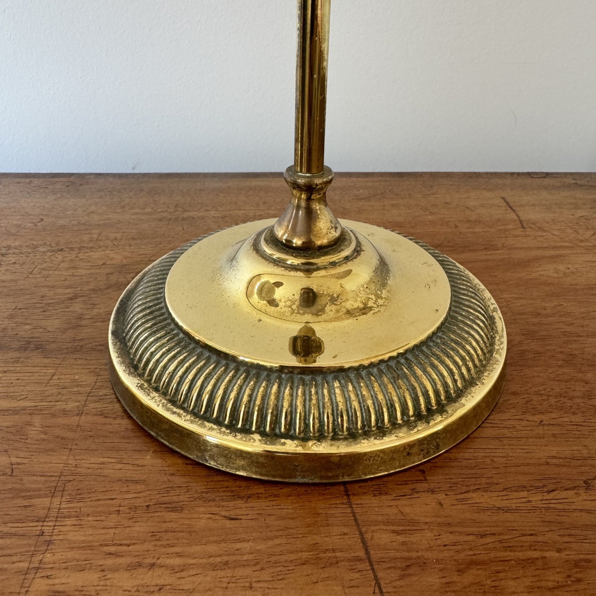 Vintage Christopher Wray brass desk lamp