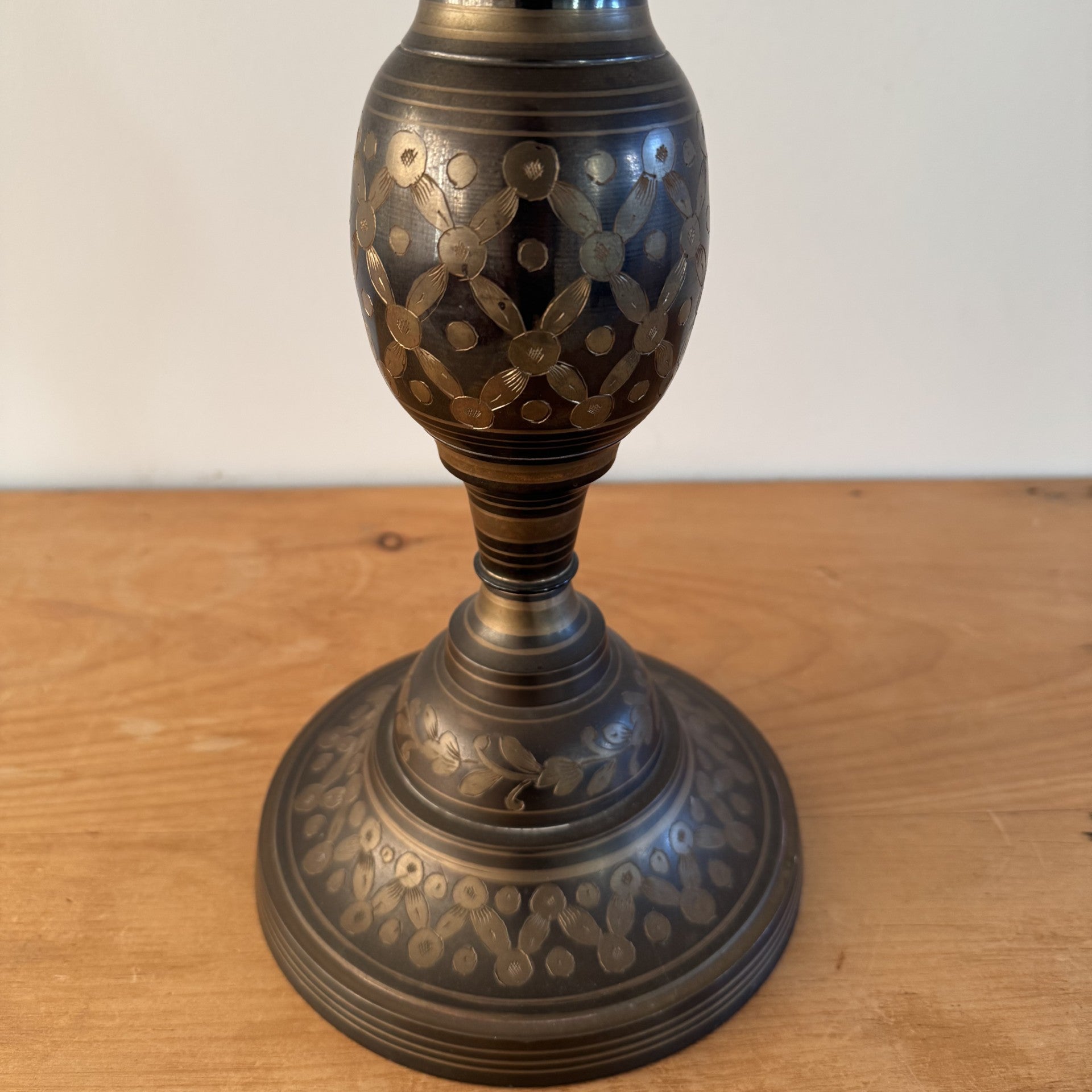 Vintage Tall Indian Style Table Lamp