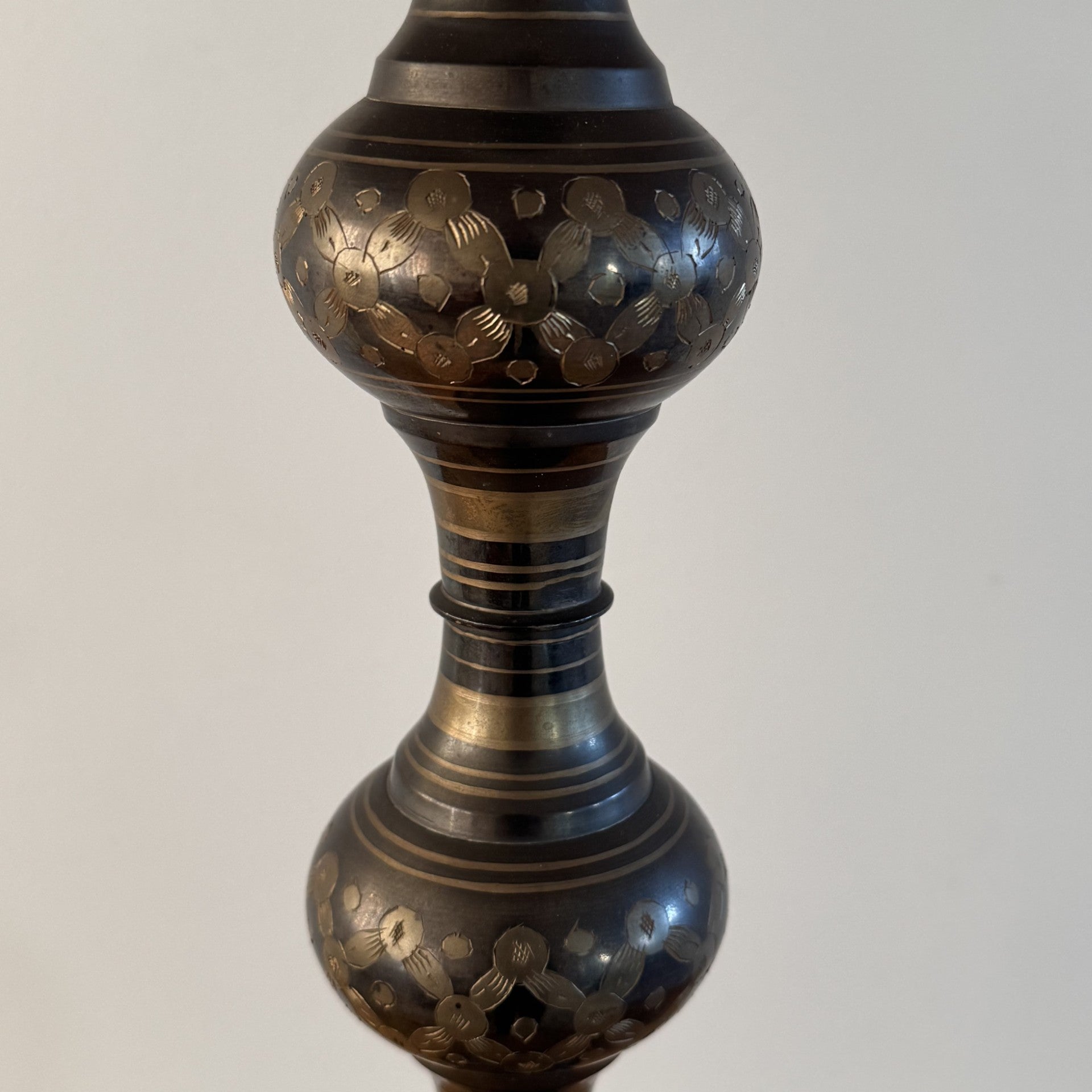 Vintage Tall Indian Style Table Lamp