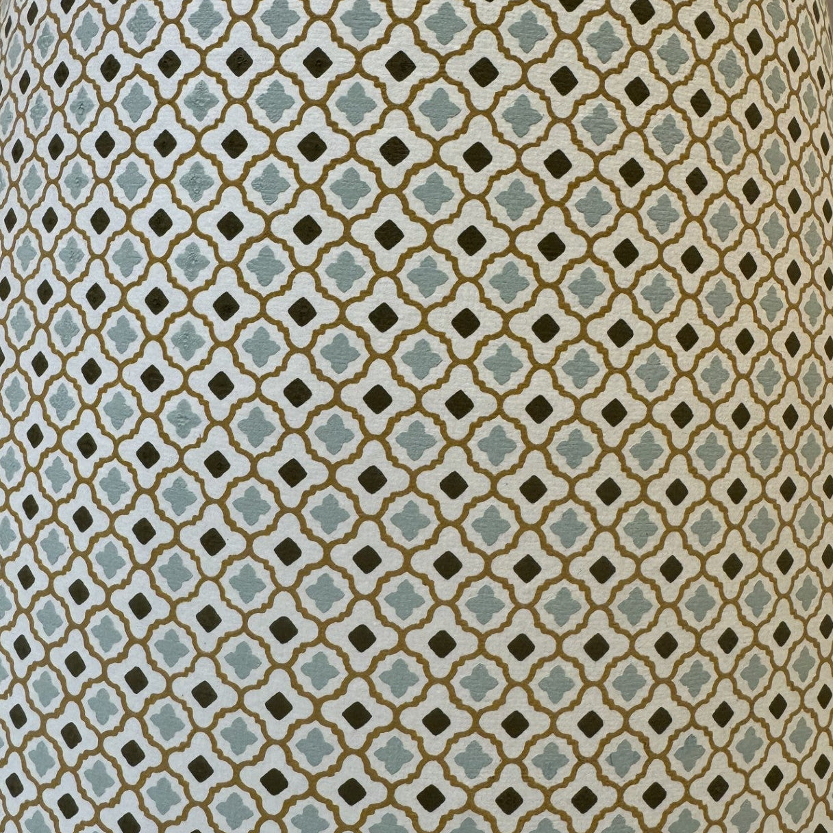 10" Empire Duck Egg & Gold Paper Laminated Lampshade