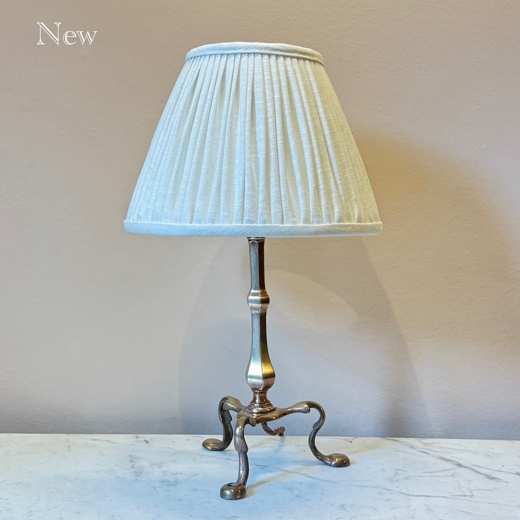 Vintage Brass Carriage Lamp with 3 legs